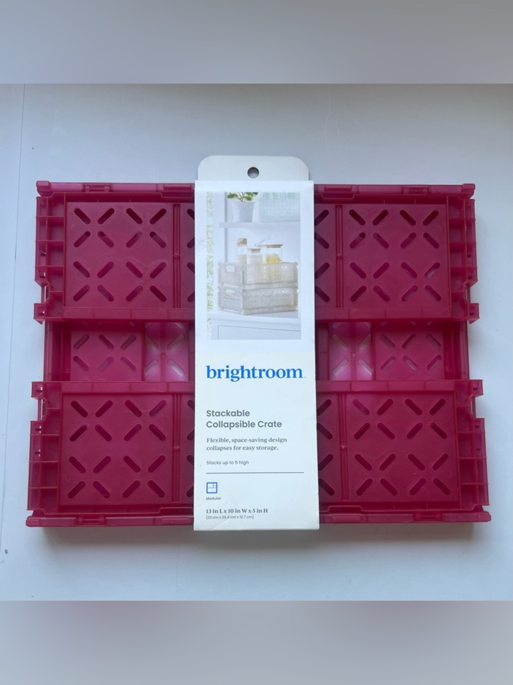 Stackable Collapsible Crate -
Set of 2